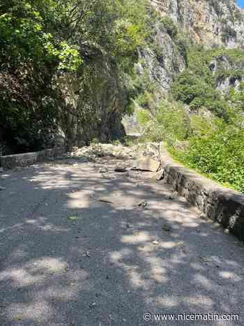 Au lendemain de l'éboulement, la route de la Vésubie doit rouvrir ce jeudi après-midi,