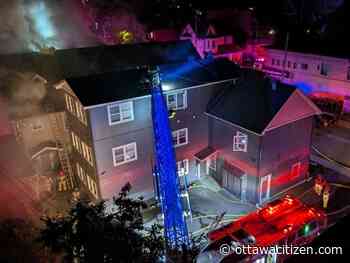 One injured, 25 residents displaced in two-alarm fire at Sandy Hill rowhouse