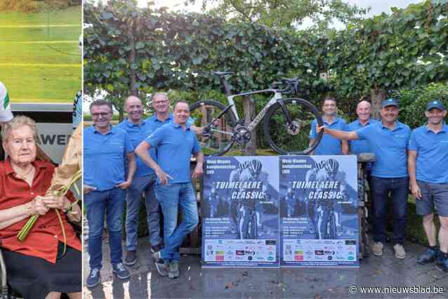 Oudste bloemenmeisje van het land tekent weer present op wielerwedstrijd enkele dagen voor 101ste verjaardag: “We zetten haar ook in de bloemetjes”