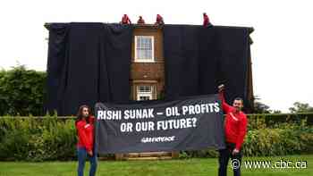 Greenpeace protesters arrested after stunt at British PM Sunak's private residence