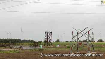 Industrieleitung - Bau des Umspannwerkes bei Bleckenstedt beginnt