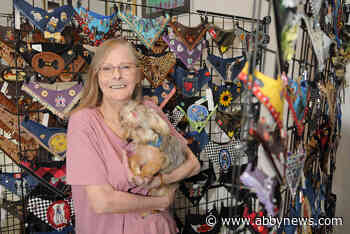 ‘These ain’t your nana’s bandanas’: B.C. senior creates unique neckwear for dogs