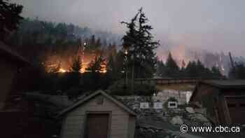 Evacuations continue but no buildings lost overnight in wildfire east of Kamloops, B.C.