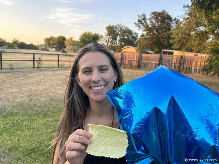 Message in a balloon flies nearly 900 miles from Nashville to Central Texas