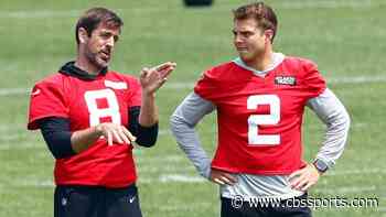 Jets' Aaron Rodgers hypes up Zach Wilson ahead of third-year QB's start in Hall of Fame game against Browns