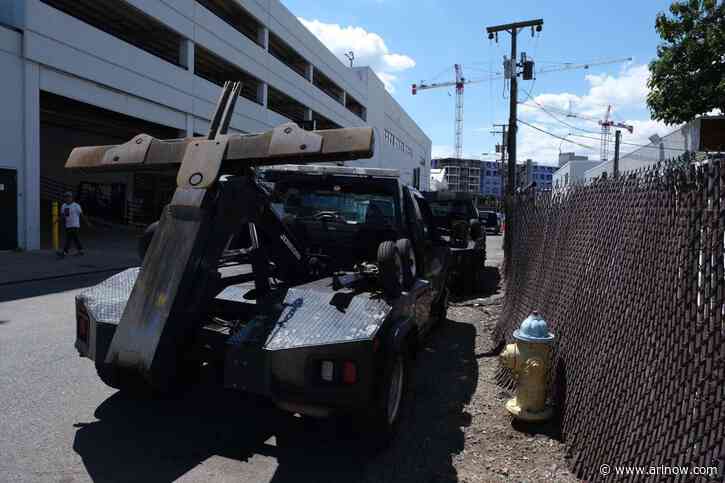 County to enforce zoning violations in public alley in Ballston used by Advanced Towing