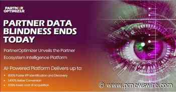 Revenue Revolution: PartnerOptimizer Unleashes New Partner Ecosystem Intelligence Platform™ to Disrupt the Paradigm that 20% of Partners Deliver 80% of Revenue