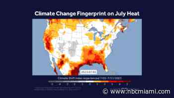 Miami just had its hottest month on record. How much did global warming influence it?