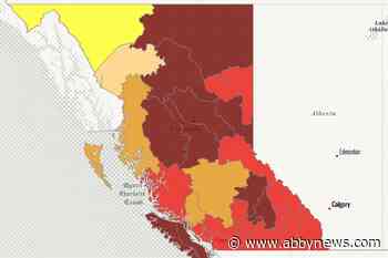 Almost all of B.C. at worst or second-worst possible drought level