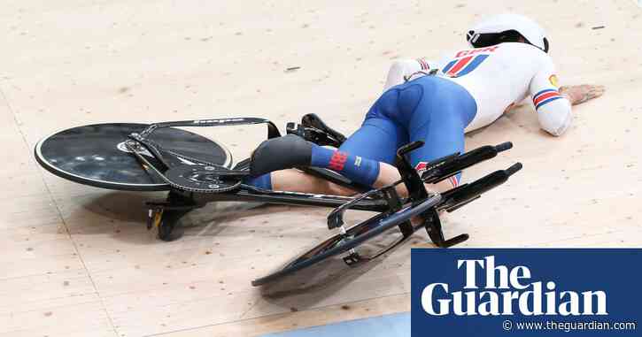 Great Britain crash out of men’s team pursuit at world cycling championships