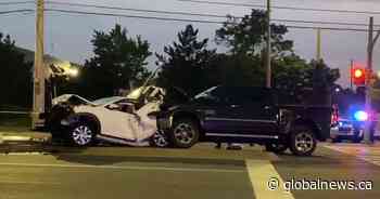 4 people in life-threatening condition after hit-and-run crash in Brampton: officials