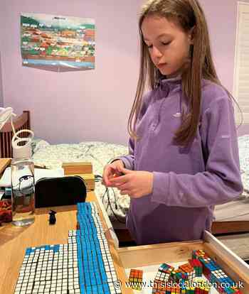 Rubik’s cubes brain tumour research appeal by schoolgirl