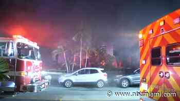Man hospitalized with burns, 6 people displaced after fire breaks out in Miami duplex
