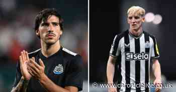 Newcastle United announce 2023/24 shirt numbers of Anthony Gordon, Harvey Barnes and Sandro Tonali