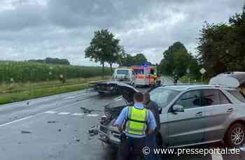FW-Schermbeck: Verkehrsunfall mit zwei PKW