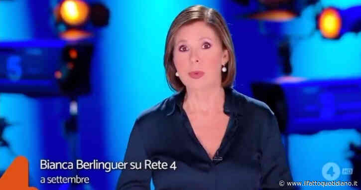 Bianca Berlinguer, lo spot tv anticipa l’esordio su Rete 4: “Arriva il momento in cui si sente di dover cambiare”. E su Mauro Corona…
