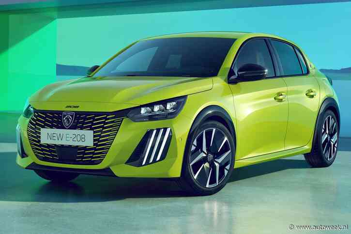 Prijzen vernieuwde verkooptopper Peugeot 208: als EV vanaf €35.320