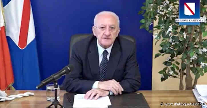 Stop al reddito, De Luca: “Sms dell’Inps? Dilettanti allo sbaraglio, irresponsabili”