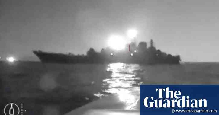 Ukraine says it has put Russian warship out of action in sea drone attack