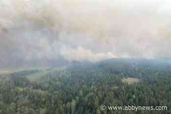 Crews battling wildfire outside Kamloops expecting increased fire activity