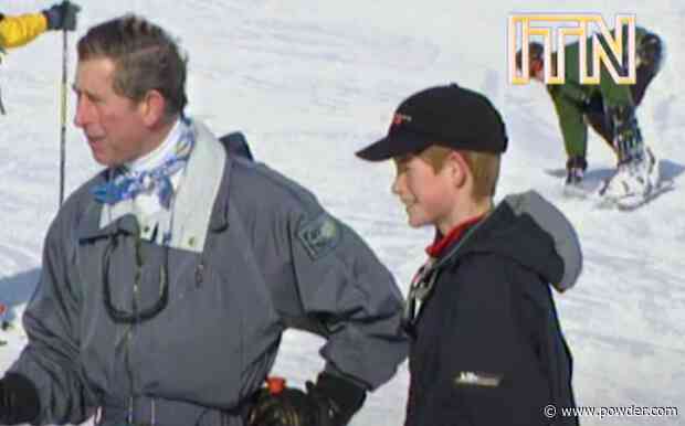 Vintage: Paparazzi Crashes Prince Harry And Prince William's Ski Holiday
