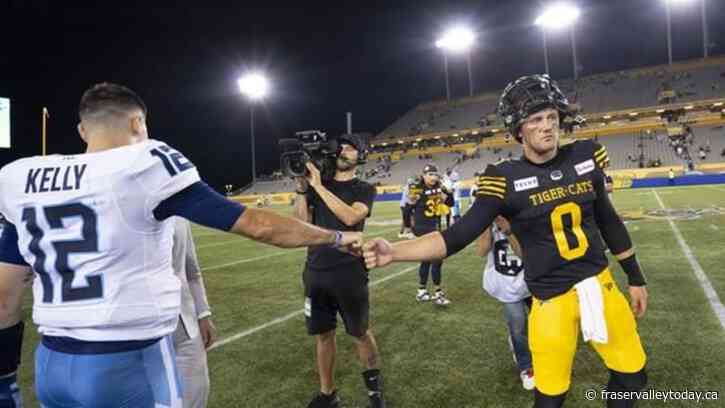 Ticats rookie Powell to make second CFL start versus Montreal Alouettes