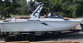 Calgary police looking for stolen boat that may turn up on Alta., B.C. lakes