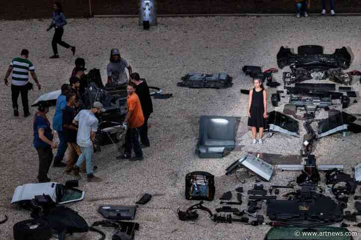 At the Watermill Center’s Summer Party, Body-Testing Performance Art and a Bisected Cop Car Draw Crowds