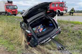 POL-PDNW: Im Graben gelandet...