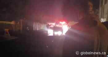 Man’s body found in truck after fire in Clareview area; Edmonton police investigating