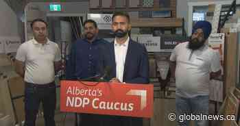 Alberta NDP calls on UCP to help businesses repay federal pandemic loans
