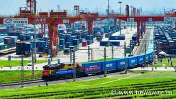 LONGi PV modules take "Chang'an" freight train to help achieve a greener Central-Asia