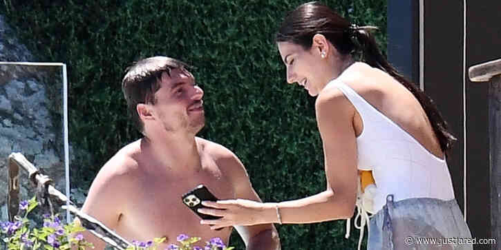 F1 Racer Max Verstappen Enjoys A Pool Day With Girlfriend Kelly Piquet in Sardinia