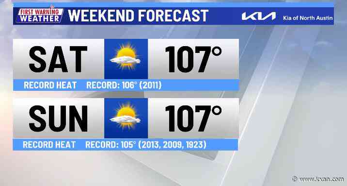 A hot weekend leads to more records