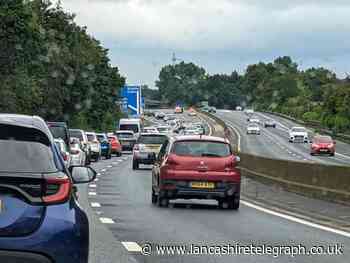 Police close section of M65 after incident between Nelson and Colne