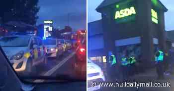 Police swarm Beverley Road near Asda supermarket after assault