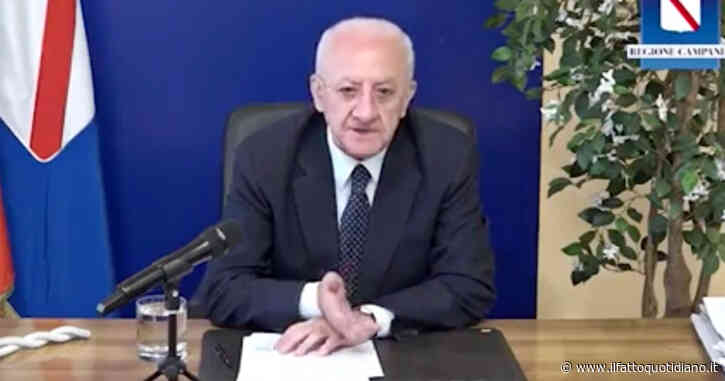 De Luca prende in giro il ministro che diventa “Buio Fitto”. E al governo: “Irresponsabili, abbiamo perso un anno”