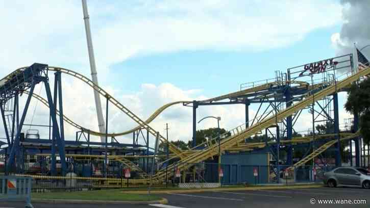 Child found under Florida roller coaster track with traumatic injuries, officials say