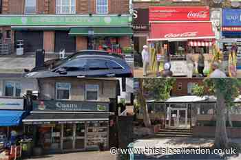 Brent’s lowest rated food retailers and eateries for hygiene
