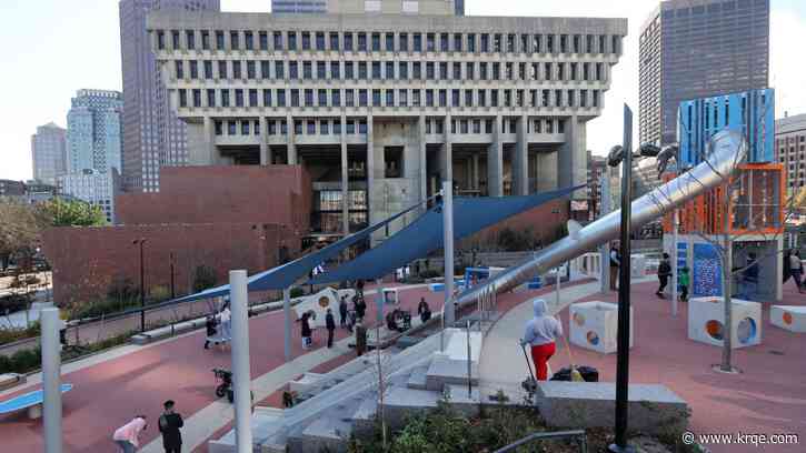 Viral video shows Boston cop injuring himself on children's slide — but others have previously issued warnings