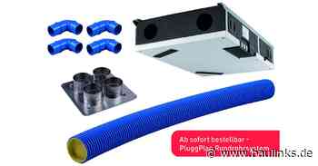 PluggPlan Lüftungssysteme: Neues Rundrohr von Pluggit für Betondecke im Neubau