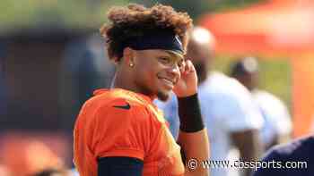 WATCH: Justin Fields, Bears cut loose with water balloon fight at training camp