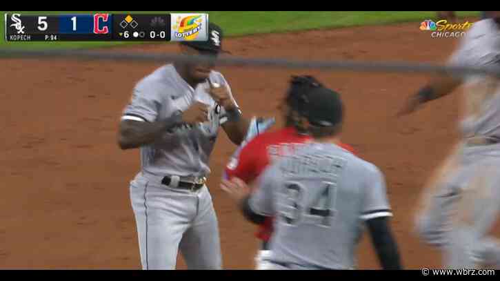 Fist fight between players leads to bench-clearing brawl in Guardians-White Sox game