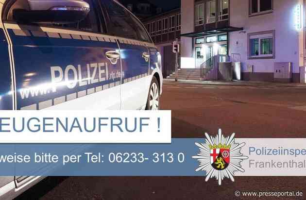 POL-PDLU: Frankenthal - Mehrere PKW in der Pilgerstraße mutwillig beschädigt