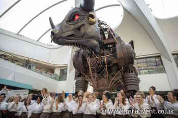 52 increase in visitors since Ozzy the bulls arrival at Birmingham New Street