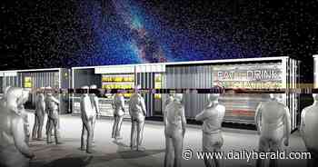 BizWeek: Mall parking lot finds new use; no ducking these lines outside donut shop