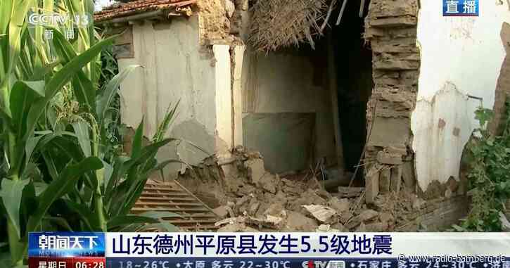 Ostchina: 21 Verletzte nach Erdbeben der Stärke 5,5