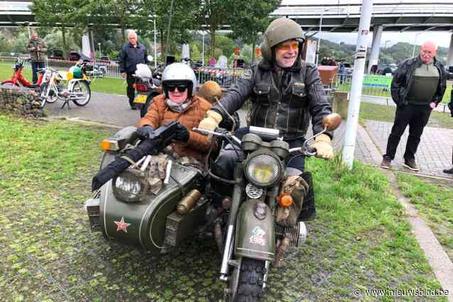 Honderd diehards trotseren hondenweer tijdens twaalfde brommer- en motortreffen in Kanne