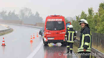 Fotos vom Unfall auf der A94 bei Schwindegg in Richtung München