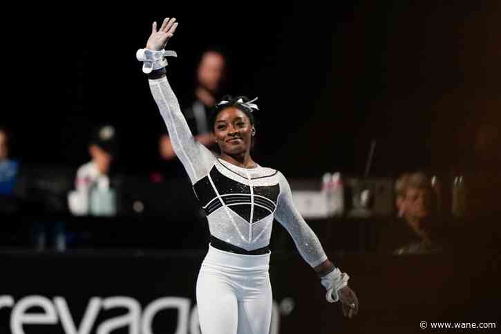 Simone Biles dazzles in her return from a 2-year layoff to dominate the US Classic